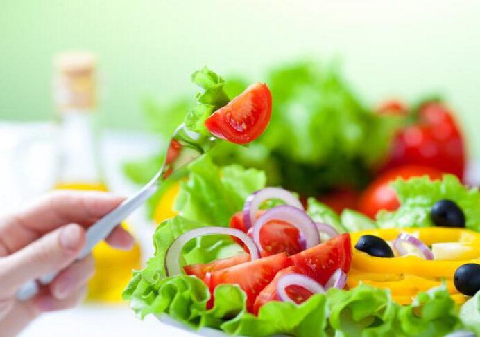 Geméis Salat fir Gewiichtsverloscht pro Woch fir 5 kg